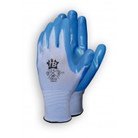 LUVA NYLON REC NITRILO AZUL 700AZ TOUCH